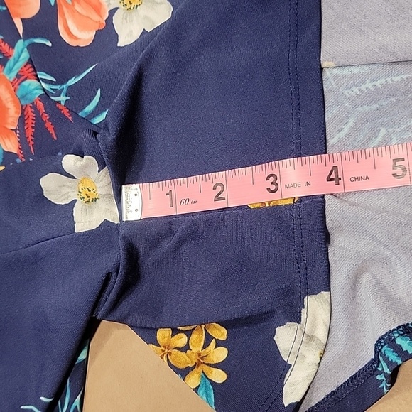 Express Vibrant Blue and Orange Shorts - Picture 14 of 16